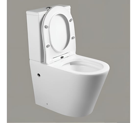 Напольный унитаз-компакт Cerutti SPA sella ct безободковый, сиденье с микролифтом 9864