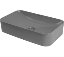 Накладная раковина ABBER Rechteck серая матовая AC2204MG