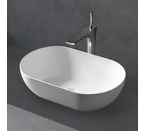 Накладная раковина ABBER Stein белая матовая AS2611