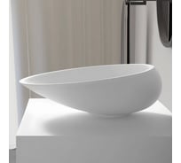 Накладная раковина ABBER Stein белая матовая AS2616