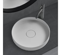 Накладная раковина ABBER Stein белая матовая AS2604