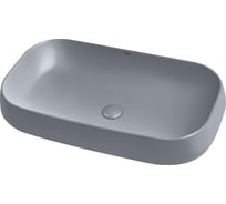 Накладная раковина ABBER Rechteck серая матовая AC2210MG