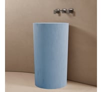 Отдельно стоящая раковина ABBER Stein голубая AS2501Blau