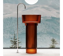 Отдельно стоящая прозрачная раковина ABBER Kristall AT2702Opal