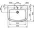 Раковина Ideal Standard Tempo 60 см T056401 3