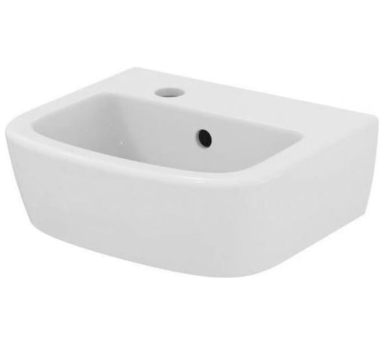 Подвесной умывальник Ideal Standard TEMPO 35 смеситель с левой стороны белый T056801 1