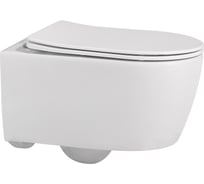 Подвесной унитаза ABBER Bequem белый, безободковый AC1104