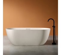 Ванна из искусственного камня ABBER Frankfurt светло-бежевая матовая AM9941MBE