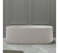 Ванна из искусственного камня ABBER Stein белая матовая AS9607