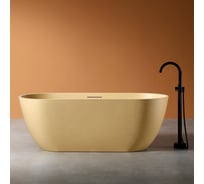 Ванна из искусственного камня ABBER Frankfurt песочная матовая AM9941MS