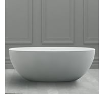 Ванна из искусственного камня ABBER Stein белая матовая AS9624-1.7