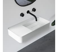 Подвесная раковина ABBER Stein белая матовая AS2627-1.2