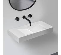 Подвесная раковина ABBER Stein белая матовая AS2641