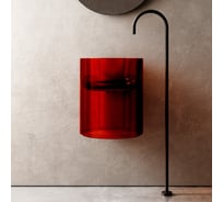 Подвесная прозрачная раковина ABBER Kristall красная AT2704Rubin