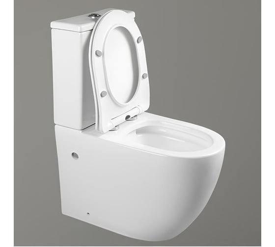 Напольный унитаз-компакт Cerutti SPA orlter ct безободковый, сиденье с микролифтом 9867