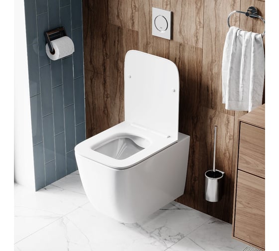 Подвесной унитаз Cerutti SPA mimi aria ct безободковый, с сиденьем микролифт 8908