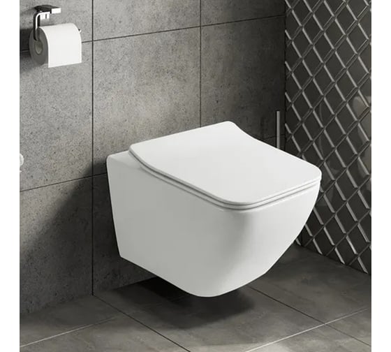 Подвесной унитаз Cerutti SPA nemo aria pp ct безободковый, с сиденьем микролифт 9753