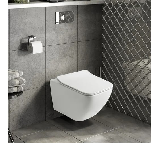 Подвесной унитаз Cerutti SPA nemo aria pp ct безободковый, с сиденьем микролифт 9753