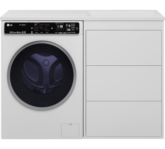 Тумба с раковиной Brevita grafit 60 white 120 гавана прав УТ000015088