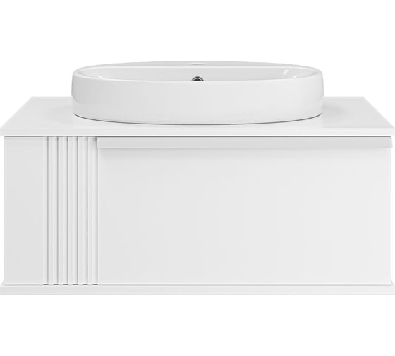 Тумба с раковиной Brevita savoy 80 белый УТ000014904