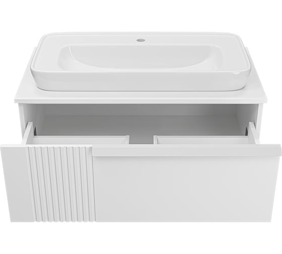 Тумба с раковиной Brevita savoy 90 белый УТ000014905