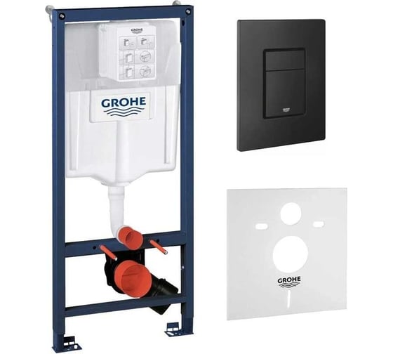 Комплект инсталляции Grohe для подвесного унитаза 1000046 rapid 00000133866 1
