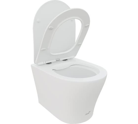 Подвесной унитаз Cerutti adige aria mw ct матовый, безободковый, с сиденьем микролифт SPA 9245