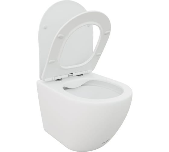 Подвесной унитаз Cerutti ticino aria mw ct матовый, безободковый, с сиденьем микролифт SPA 8917