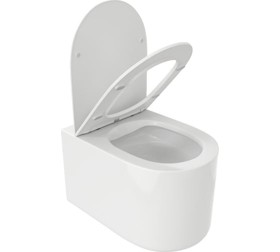 Подвесной унитаз Cerutti tanaro aria mw ct матовый, безободковый, с сиденьем микролифт SPA 9236