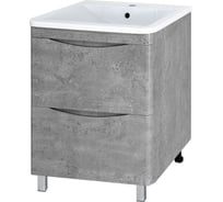 Тумба с раковиной Misty атлантик 100, серый камень УТ000013236