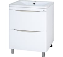 Тумба с раковиной Misty атлантик 60 напольная белая УТ000012599