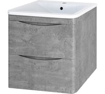 Тумба с раковиной Misty атлантик 70 серый камень УТ000012961