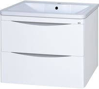 Тумба с раковиной Misty атлантик 70 подвесная, белая УТ000011691