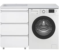 Тумба с раковиной Misty чегет 55, белая УТ000013837