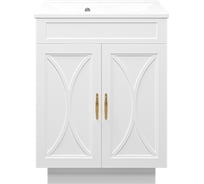 Тумба с раковиной Misty амбра 65 белая УТ000010573