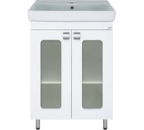 Тумба с раковиной Misty урал 60 прямая, со стеклом УТ000011701