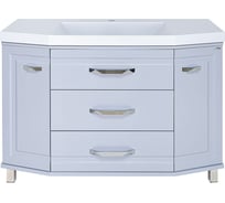 Тумба с раковиной Misty терра 110 серая УТ000011434