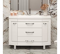 Тумба с раковиной Misty терра 110 белая УТ000010431