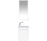 Тумба Misty с раковиной мини 40 ral9010 белая СО000007794 2