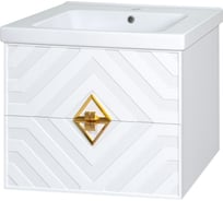 Тумба с раковиной Misty натали 80, белая УТ000012643