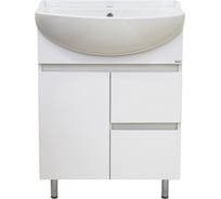 Тумба с раковиной Misty амур 60 с 2 ящиками УТ000009448