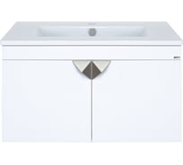 Тумба с раковиной Misty сахара 75 белая УТ000011624