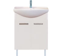 Тумба с раковиной Misty джулия 65 подвесная, белая СО000007033