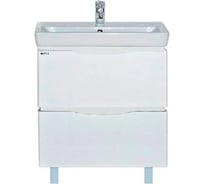 Тумба с раковиной Misty венера 80, белая УТ000001780