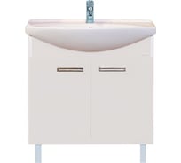 Тумба с раковиной Misty джулия 85 напольная, белая СО000007035