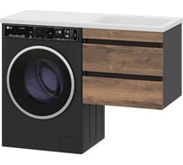 Тумба с раковиной Misty коломбо 60 подвесная, раковина правая УТ000015590