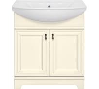 Тумба с раковиной Misty лувр 85 слоновая кость УТ000005245