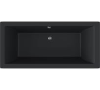 Акриловая ванна Berges Tari 170x80 см, черный матовый 053028