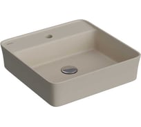 Накладная раковина Berges Ego sl 45x45 см, матовый жасмин, с отверстием под смеситель 182074