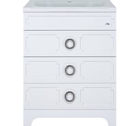Тумба с раковиной Misty лейла 60 белая УТ000011634